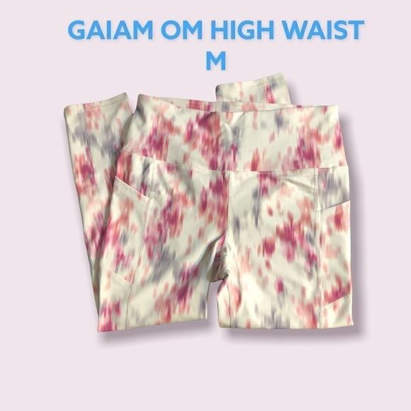 Gaiam Leggings OM High Waist Leggings w/ pockets - Picture 3 of 8